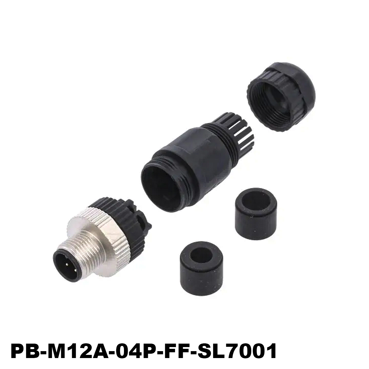 CONECTOR M12 HEMBRA PB-M12A-04P-FF-SL7001 | ISA INDUSTRIAL