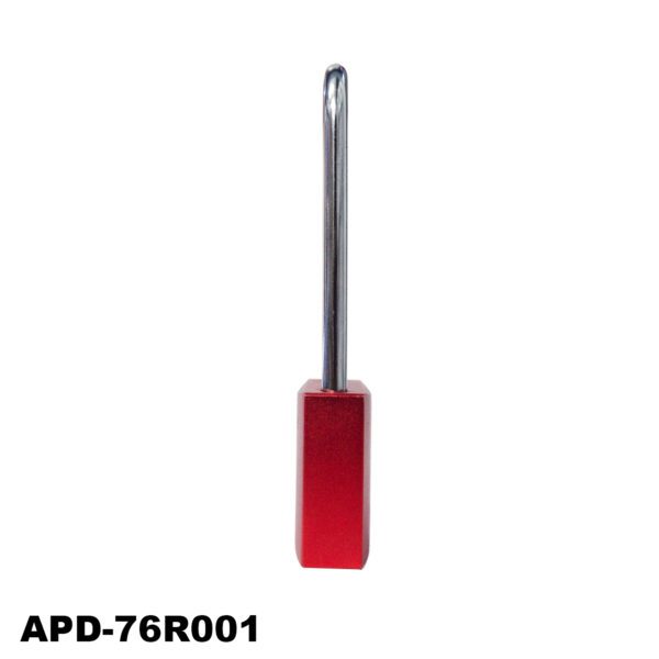 Candado de seguridad de aluminio, 3", color rojo, LM.APD-76R001 - Imagen 2