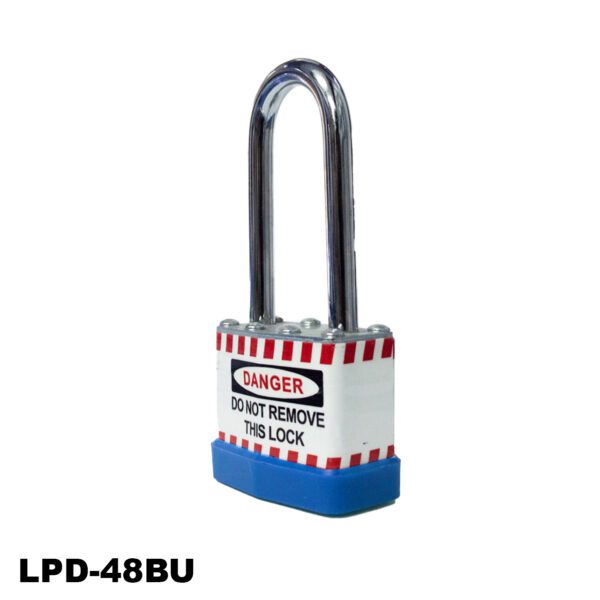 Candado laminado de seguridad, 1.88", color azul - LM.LPD-48BU001 - Imagen 3