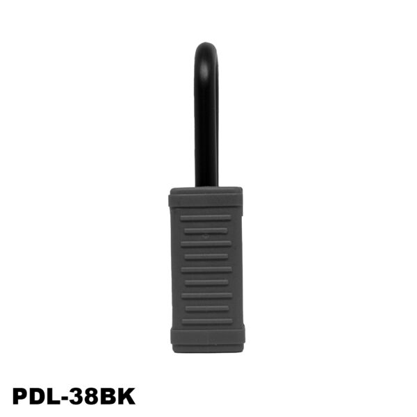 Candado de seguridad aislado, color negro - LM.PDL-38BK009 - Imagen 3