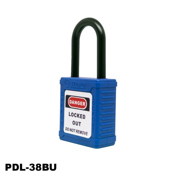 Candado aislado de seguridad, color azul oscuro - LM.PDL-38DBU006 - Imagen 4