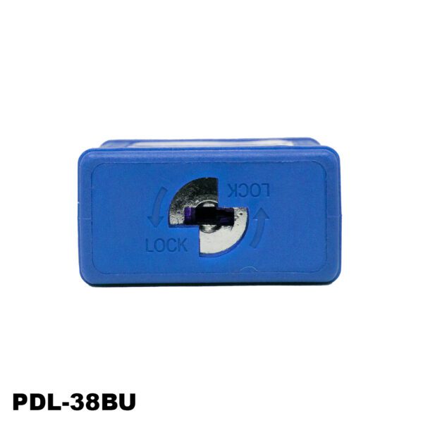 Candado aislado de seguridad, color azul oscuro - LM.PDL-38DBU006 - Imagen 2