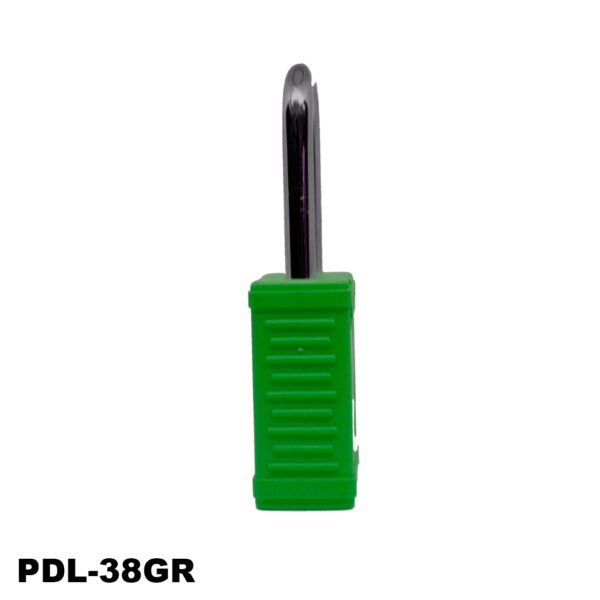 Candado no aislado de seguridad, 1 1/2", color verde - LM.PDL-38GR101 - Imagen 3