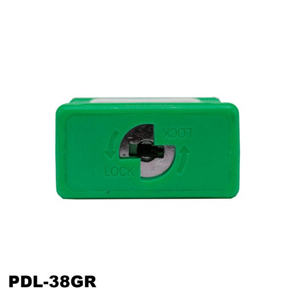 Candado no aislado de seguridad, 1 1/2", color verde - LM.PDL-38GR101 - Imagen 2