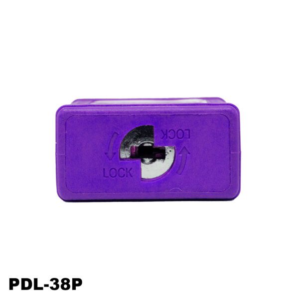 Candado aislado de seguridad, color morado - LM.PDL-38P008 - Imagen 4