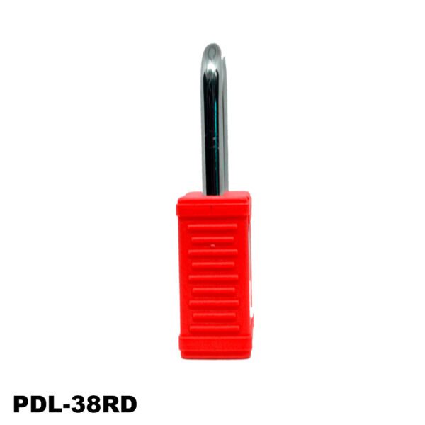 Candado no aislado de seguridad, 1 1/2", color rojo - LM.PDL-38RD100 - Imagen 3