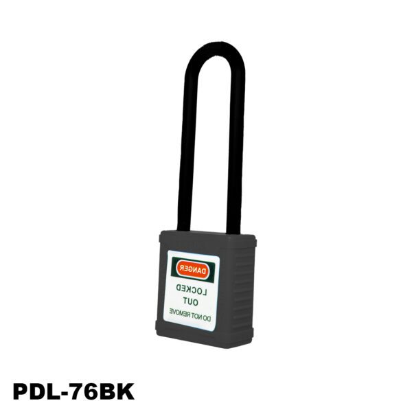 Candado aislado de seguridad, color negro - LM.PDL-76BK002 - Imagen 4