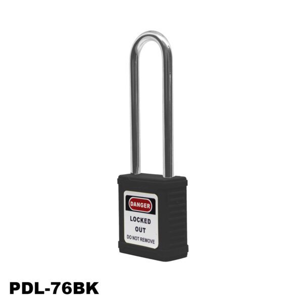 Candado no aislado de seguridad, 3", color negro - LM.PDL-76BK104 - Imagen 3