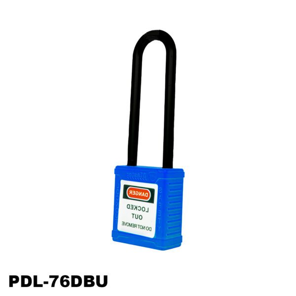 Candado aislado de seguridad, 3", color azul oscuro - LM.PDL-76DBU004 - Imagen 4