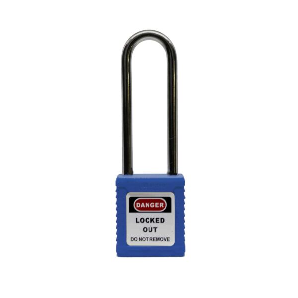 Candado no aislado de seguridad , color azul oscuro - LM.PDL-76DBU102