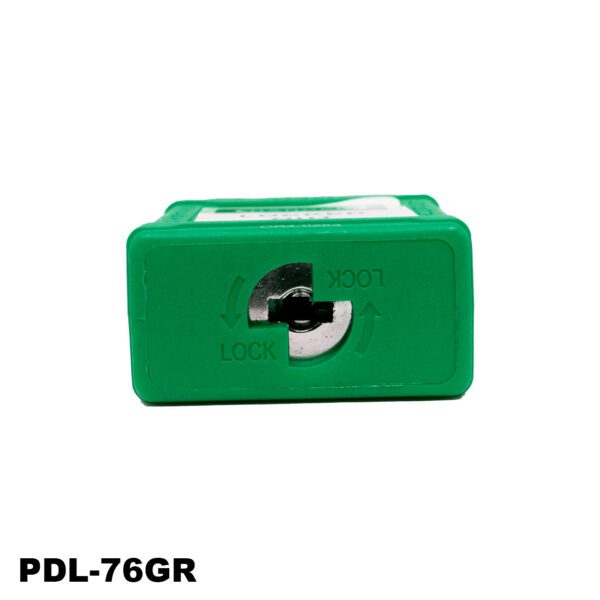 Candado aislado de seguridad, color verde - LM.PDL-76GR005 - Imagen 2