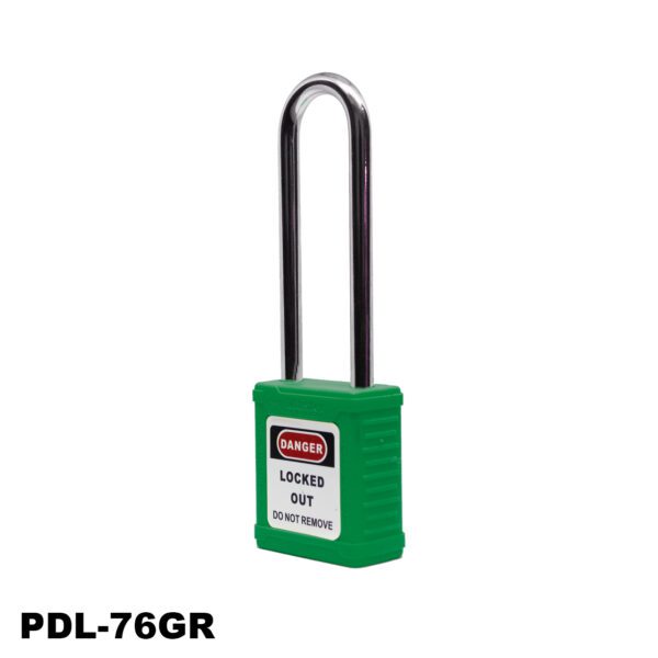 Candado no aislado de seguridad, 3", color verde - LM.PDL-76GR103 - Imagen 4