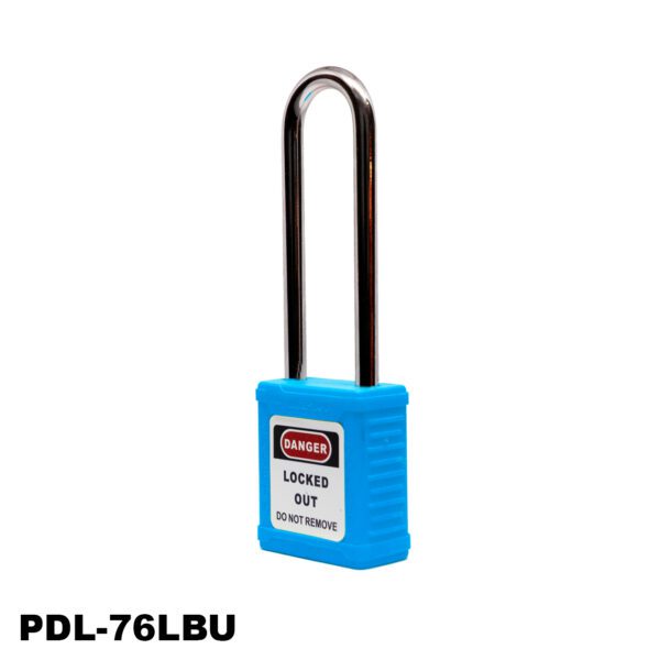 Candado no aislado de seguridad, 3", color azul - LM.PDL-76LBU102 - Imagen 4