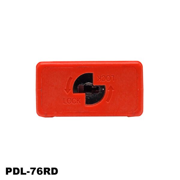 Candado no aislado de seguridad, 3", color rojo - LM.PDL-76RD100 - Imagen 2