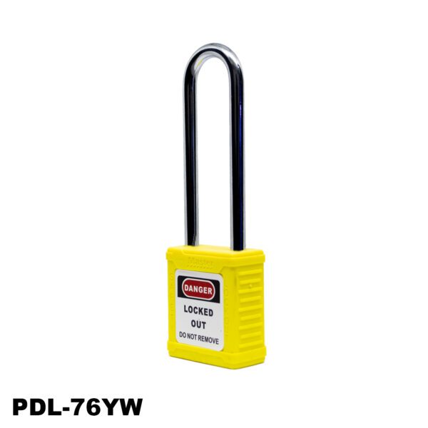 Candado no aislado de seguridad, 3", color amarillo - LM.PDL-76YW101 - Imagen 4