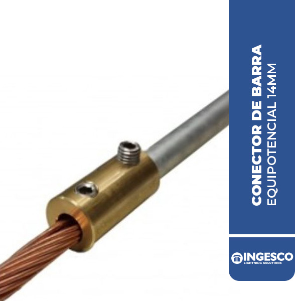 CONECTOR DE BARRA EQUIPOTENCIAL 14MM, INGESCO ING.115055