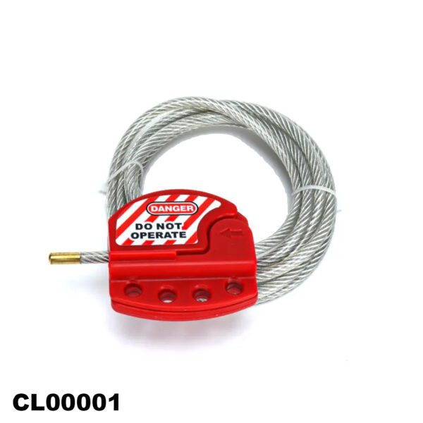 BLOQUEO DE CABLE AJUSTABLE DE ACERO INOXIDABLE, 4mmx1.8M - LM.CL00001