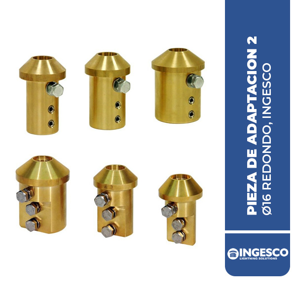 PIEZA DE ADAPTACION 2” Ø16 REDONDO, INGESCO ING.111025