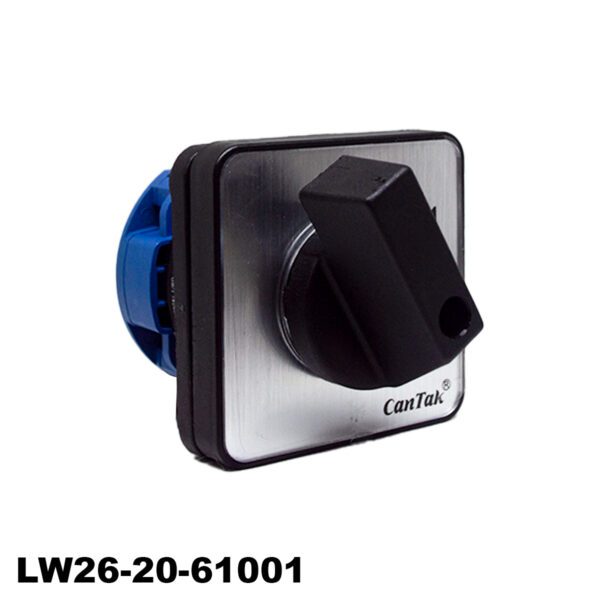 Interruptor Rotativo 0-1 1P, 20A, (48X48MM) CTK.LW26-20-61001
