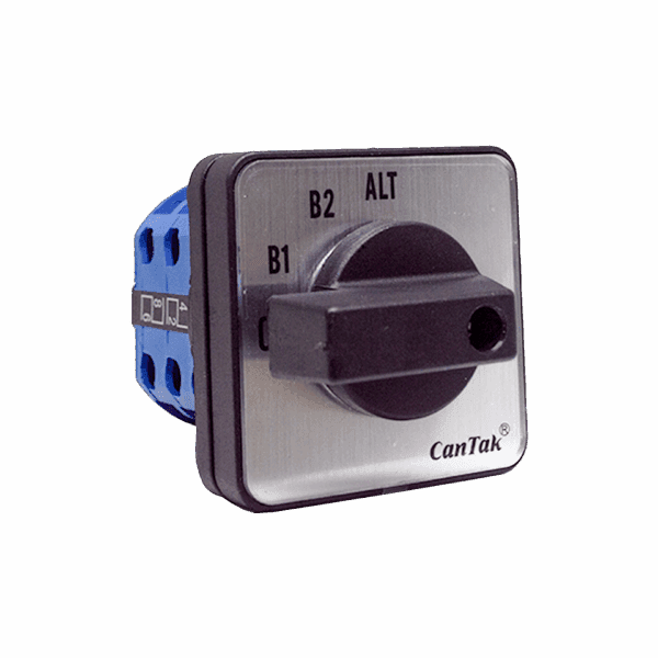 Interruptor Rotativo 0-B1-B2-ALT (48X48MM) CTK.LW26-20-60242