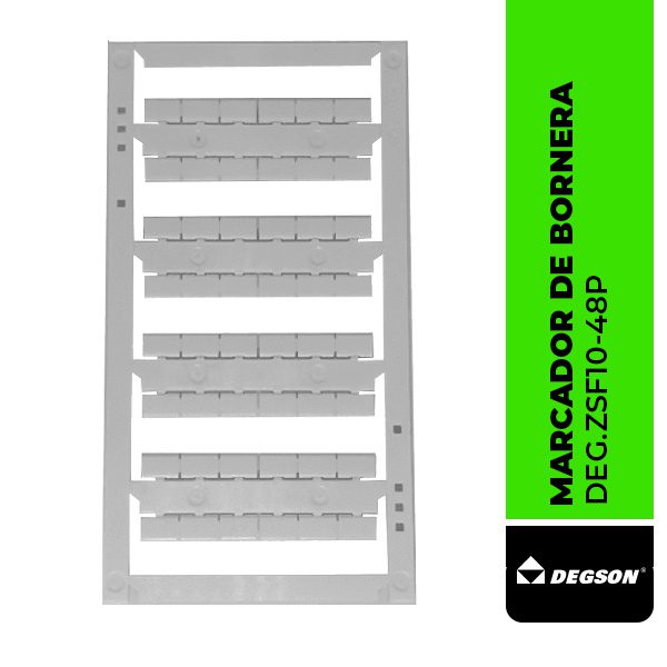 Marcador de borneras ZSF10, 10.2MM - (ZSF10-48P)