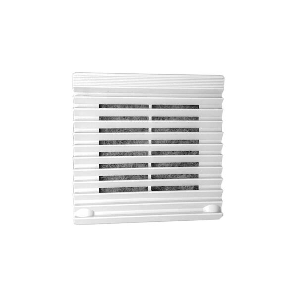 Rejilla de ventilación c/ filtro para tablero, 106X106MM