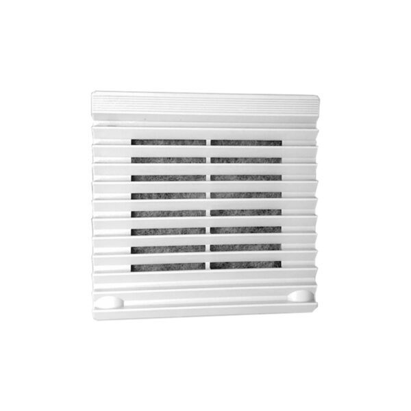 Ventilador c/ rejilla y filtro para tablero, 116x116mm 58M3/H 220VAC