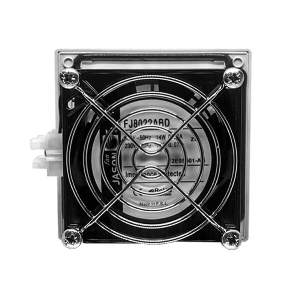 Ventilador c/ rejilla y filtro para tablero, 148x148mm 107M3/H 220VAC - Imagen 3