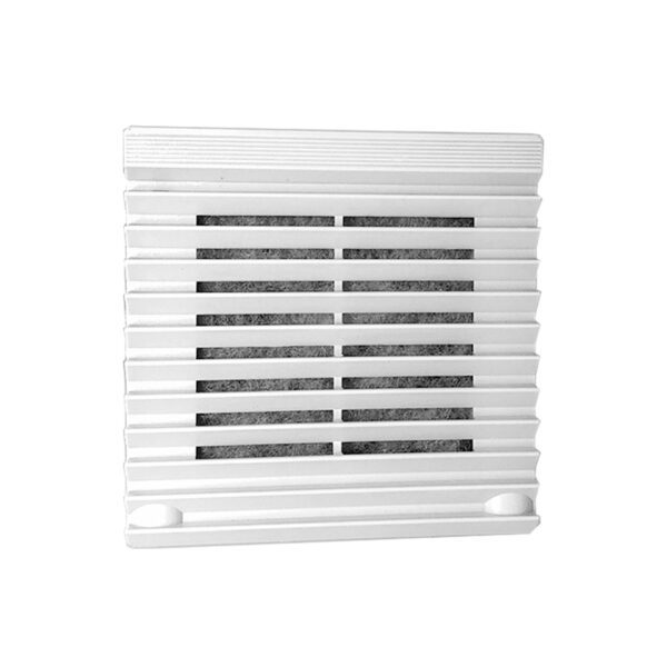 Rejilla de ventilación c/ filtro para tablero, 204X204MM