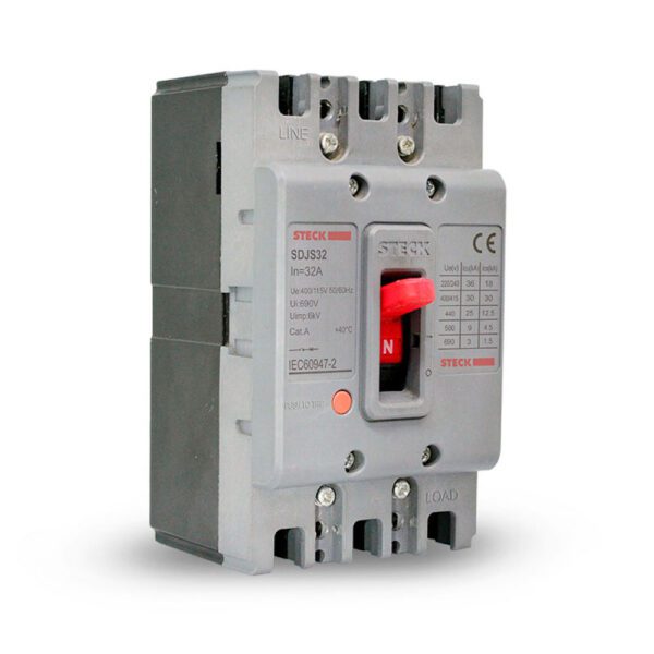 INTERRUPTOR CAJA MOLDEADA, 3X32A, 36/30/25KA EN 220/400/440V, IEC 60947, FRAME 63, 690V