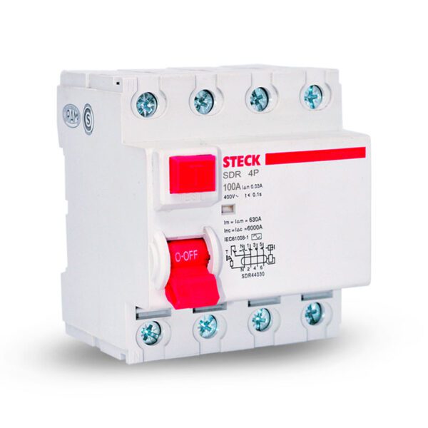 SDR4100003 INTERRUPTOR DIFERENCIAL 4X100A 30MA TIPO AC