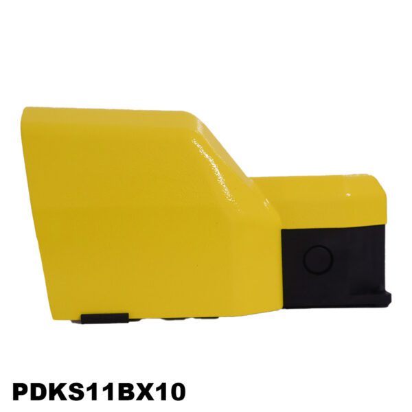PEDAL DE PLASTICO AMARILLO UNICO 1NO+1NC CON PROTECCION METALICA SERIE PDK, (PDKS11BX10) - Imagen 2