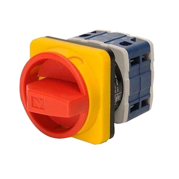 INTERRUPTOR PAKO  25A ON-OFF TRIFÁSICO (0-1) 90° SEGURIDAD 48*48, (PSA025AK341E)