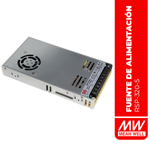 FUENTE DE ALIMENTACION CONMUTADA 300W 5V 60A Power Supply W/PFC - RSP-320-5