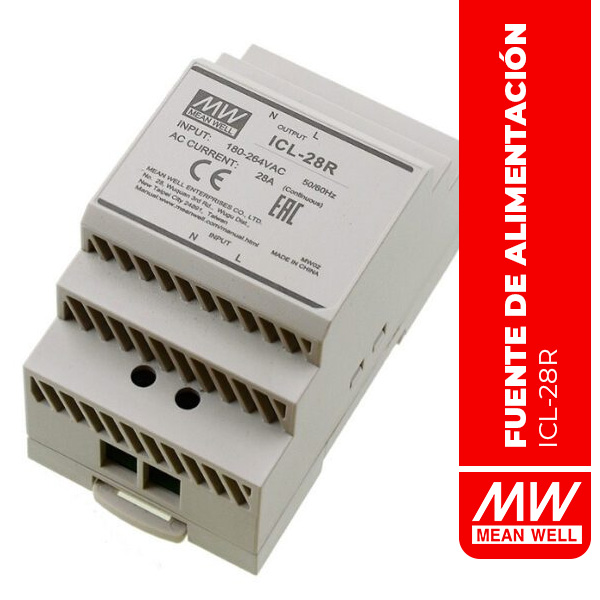 LIMITADOR DE CORRIENTE DE ENTRADA 28A Current Limiter DIN Rail Mnt - ICL-28R