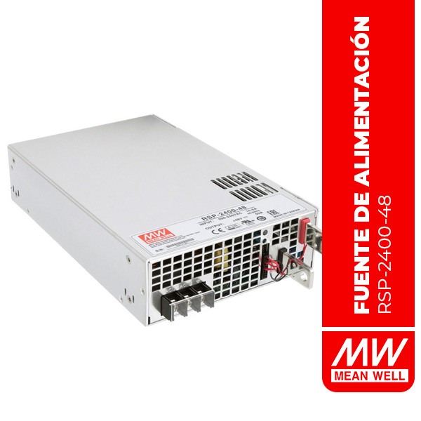 FUENTE DE ALIMENTACIÓN CONMUTADA 2400W 48V 50A ACTIVE PFC FUNCTION - RSP-2400-48