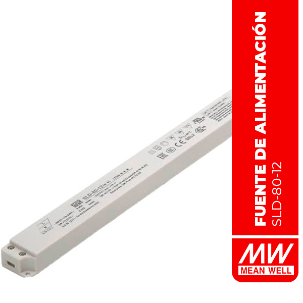 LED DE SUMINISTROS DE ENERGÍA (LED DRIVER) 80W 24V - SLD-80-12