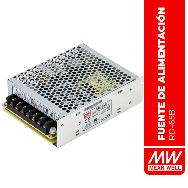 FUENTE DE ALIMENTACION CONMUTADA 68W 5V/4A 24V/2A - RD-65B