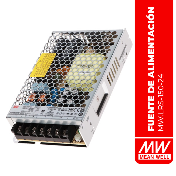 LRS-150-24 FUENTE DE ALIMENTACIÓN 156W 24V 6.5A 115/230Vac by switch