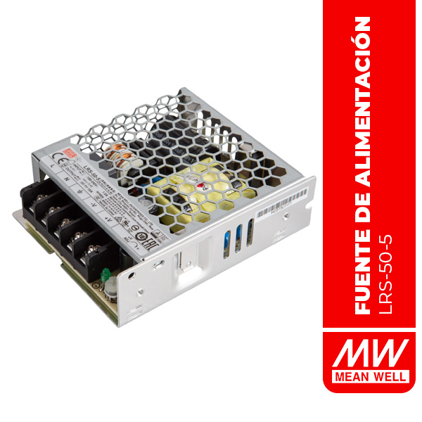 FUENTE DE ALIMENTACION 50W 5V 10A - LRS-50-5