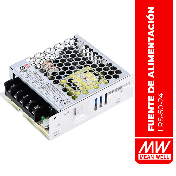 LRS-50-24 FUENTE DE ALIMENTACION 52.8W 24V 2.2A