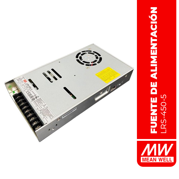 FUENTE DE ALIMENTACIÓN CONMUTADA 375W 5V 75A - LRS-450-5