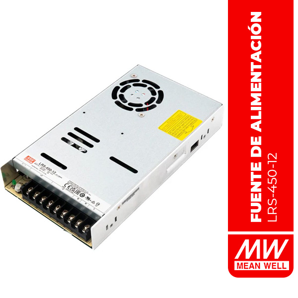 FUENTE DE ALIMENTACIÓN 450W 12V 37.5A - LRS-450-12