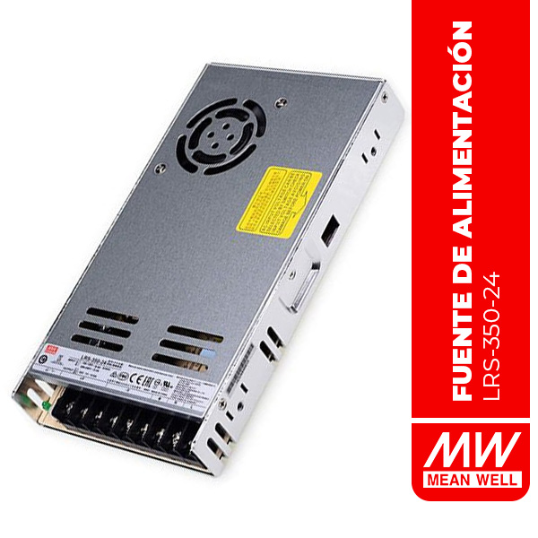 LRS-350-24 FUENTE DE ALIMENTACIÓN 350.4W 24V 14.6A 115Vac or 230Vac