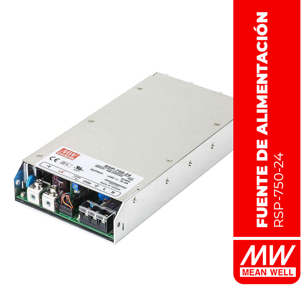 FUENTE DE ALIMENTACIÓN CONMUTADA 751.2W 24V 31.3A Power Supply W/PFC - RSP-750-24