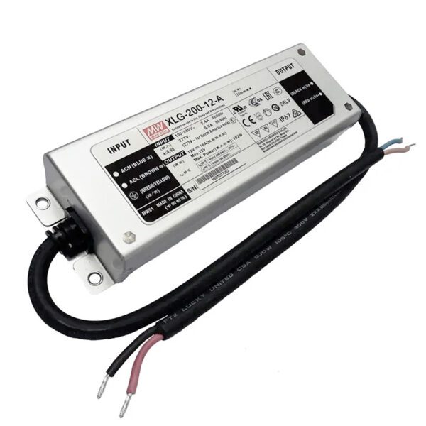 LED DE SUMINISTROS DE ENERGÍA (LED DRIVER) 200W 12V CP IP67 Io adj w/pot - XLG-200-12-A