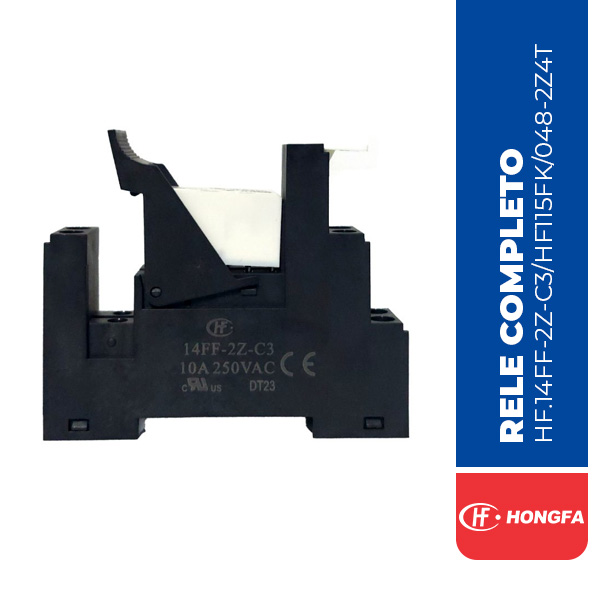 RELE COMPLETO, 8 PINES, 48 VDC, 2NA/2NC