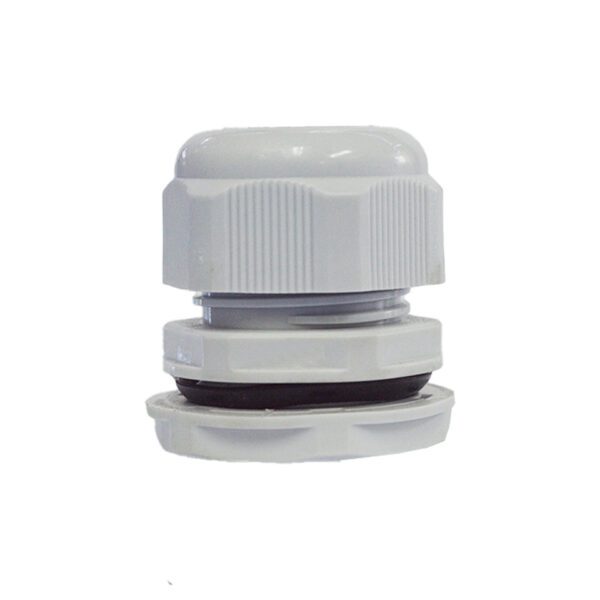 PRENSAESTOPA MILIMETRICA, M20X1.5MM PARA CABLE Ø20, COLOR BLANCO