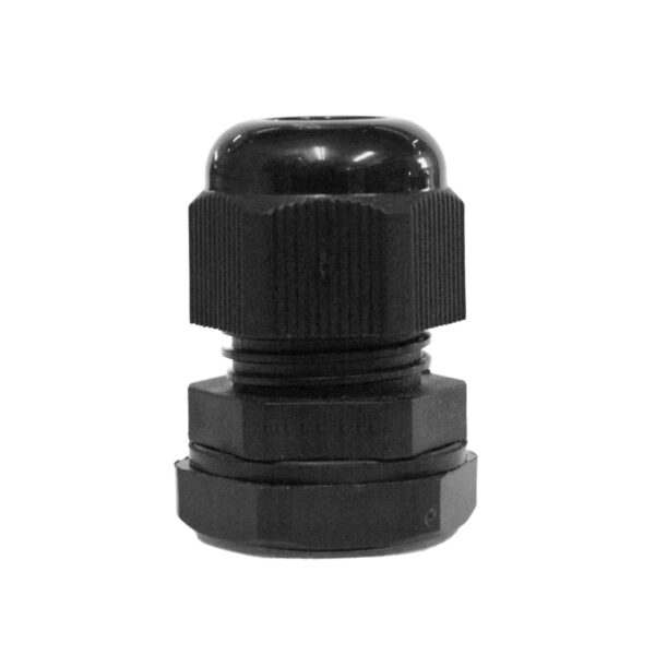 PRENSAESTOPA MILIMETRICA, M12X1.5MM PARA CABLE Ø12, COLOR NEGRO