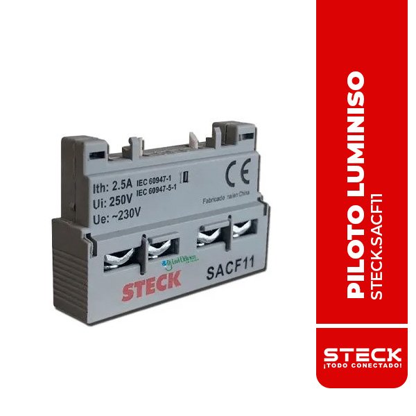 STECK.SACF11	 CONTACTO AUXILIAR FRONTAL 1NA+1NC P/GUARDAMOTOR FRAME 32